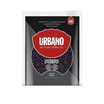 Arroz Preto Urbano 500G