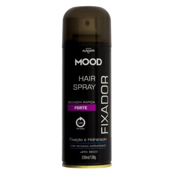 Fixador De Cabelo Spray Mood Hair Forte 200Ml