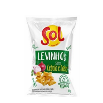 Salgadinho Levinhos Sabor Cebola E Salsa 50G