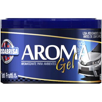 Aromatizador Para Auto Rodabrill Tutti Frutti Gel Pote 60G