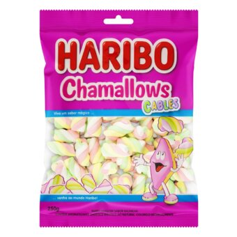Marshmallow Haribo Chamallows Cables Baunilha Embalagem 250G