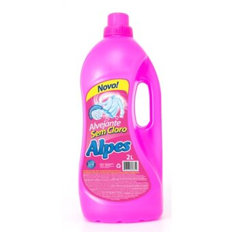 Alvejante Alpes Sem Cloro Embalagem 2 Litros