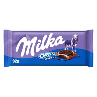Chocolate Barra Milka Oreo Sandwich 92G