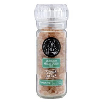 Sal Rosa Do Himalaia Br Spices Com Moedor Embalagem 100G