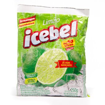 Refresco Em Pó Icebel Limão 250G