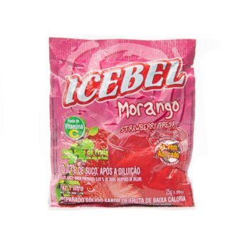 Refresco Em Pó Icebel Morango 250G