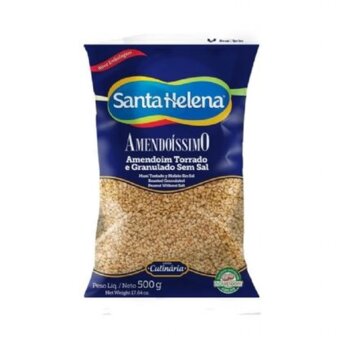 Amendoíssimo Granulado Sem Sal Santa Helena 500G