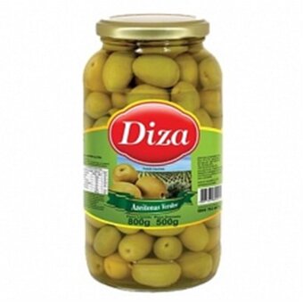 Azeitonas Verdes Diza Vidro 500G