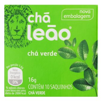 Chá Real Verde Mate Leao Natural 10Un