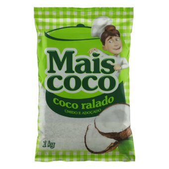 Coco Ralado Mais Coco Embalagem 1Kg