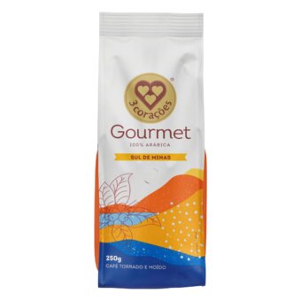 Café 3 Corações Gourmet Sul De Minas 250G
