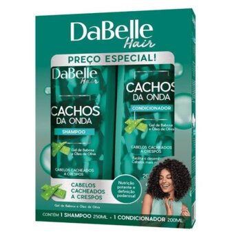 Kit Shampoo + Condicionador Dabelle Cachos Da Onda 450Ml