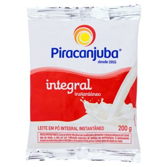 Leite Em Pó Piracanjuba Integral Instantâneo 200G