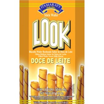 Biscoito Doce Recheado Itamaraty Look Doce De Leit Embalagem 55G