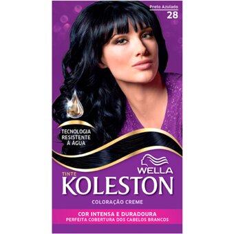 Tintura Koleston Preto Azulado 28