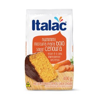 Mistura Para Bolo Italac Cenoura Embalagem 400G