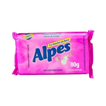 Tira Manchas Em Barra Alpes Embalagem 80G