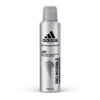 Desodorante Masculino Adidas Invisible Aerosol 150Ml
