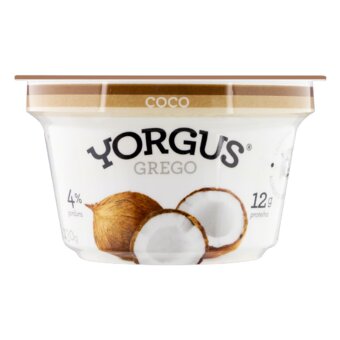 Iogurte Grego Yorgus Integral Com Coco Pote 130G