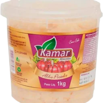 Alho Picado Kamar Embalagem 1Kg