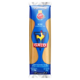 Macarrão Sêmolado Galo Espaguete N8 Pacote 500G