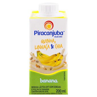 Bebida Láctea Piracanjuba Quinoa Linhaça Chia Banana 200Ml
