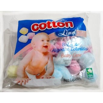 Algodão Bola Cotton Line Colorido Pacote 95G