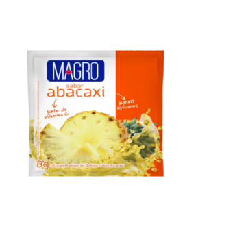 Refresco Em Pó Magro Zero Abacaxi Sachê 8G