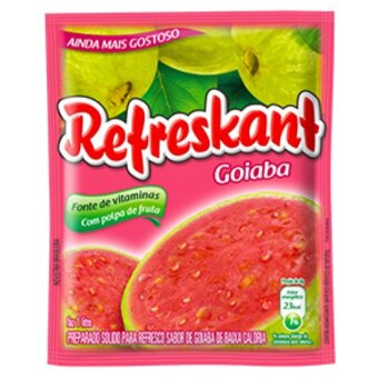 Refresco Em Pó Refreskant Goiaba Embalagem 25G