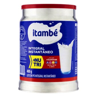 Leite Em Pó Itambé Instantâneo Lata 380G