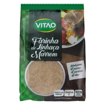 Farinha De Linhaça Sem Glúten Vitao 200G