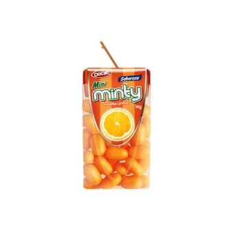 Pastilha Mini Minty Docile Laranja 14G