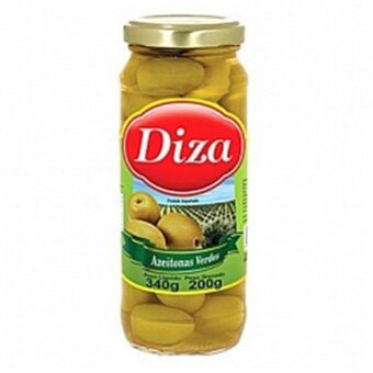 Azeitona Verde Diza Vidro 200G