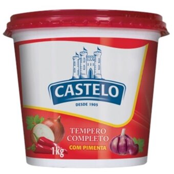 Tempero Completo Castelo Com Pimenta Embalagem 1Kg