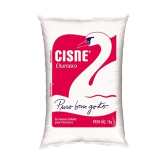 Sal Grosso Cisne Para Churrasco Pacote 1Kg