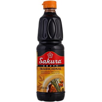 Molho Shoyu Sakura Tradicional Garrafa 500Ml