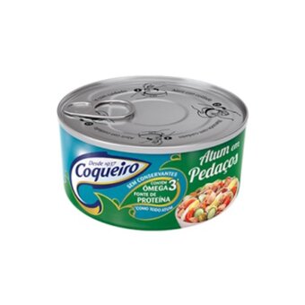 Atum Coqueiro Em Pedaços Natural Embalagem 170G