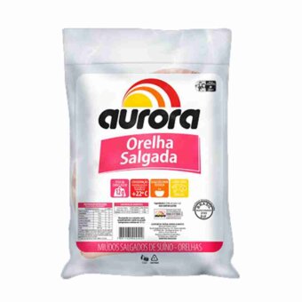 Orelha Suína Salgada Aurora Kg
