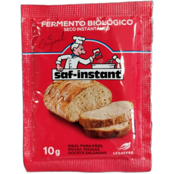 Fermento Saf Instant Embalagem 10G