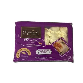 Pão De Alho Mencucini Recheado Bacon Com Queijo 300G