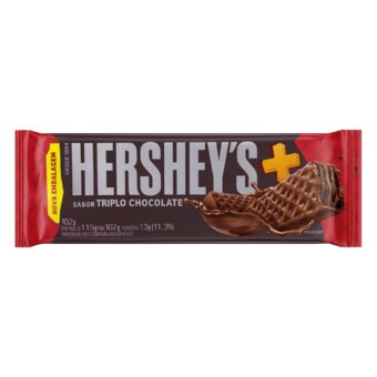 Wafer Triplo Choco Hersheys 102G