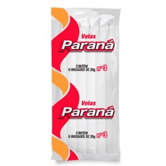 Velas Paraná N°3 20G 6 Unidades