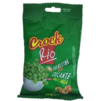 Amendoim Crock Rio Cebola E Salga 100G