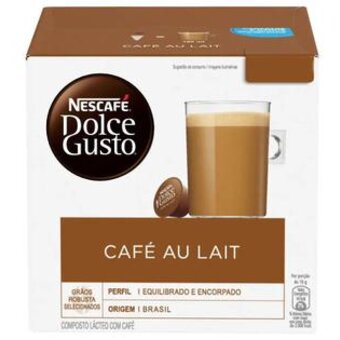 Café Cápsula Nescafé Dolce Gusto Au Lait 10Un