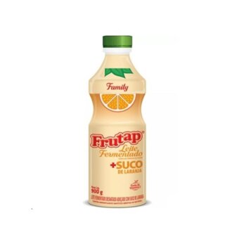 Leite Fermentado Frutap Family Com Suco De Laranja Embalagem 900G