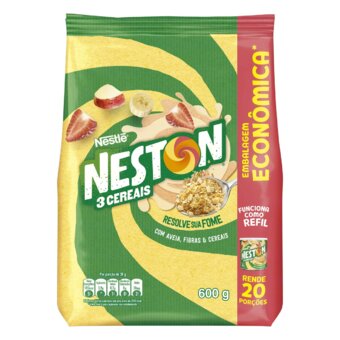 Flocos Neston 3 Cereais Refil 600G