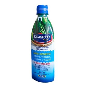 Desinfetante Para Hortaliças Qualifood Embalagem 350Ml