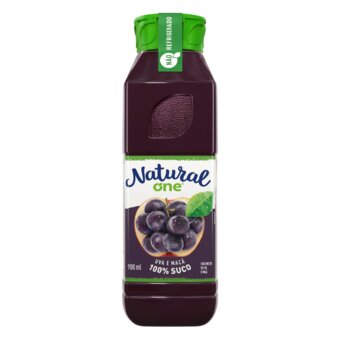 Suco Pronto Natural Fazenda Uva E Maçã Garrafa 900Ml