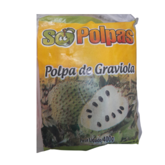Polpa Fruta Só Polpas Graviola 400G