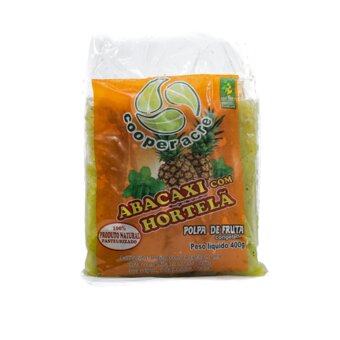 Polpa Fruta Cooperacre Abacaxi E Hortelã 400G